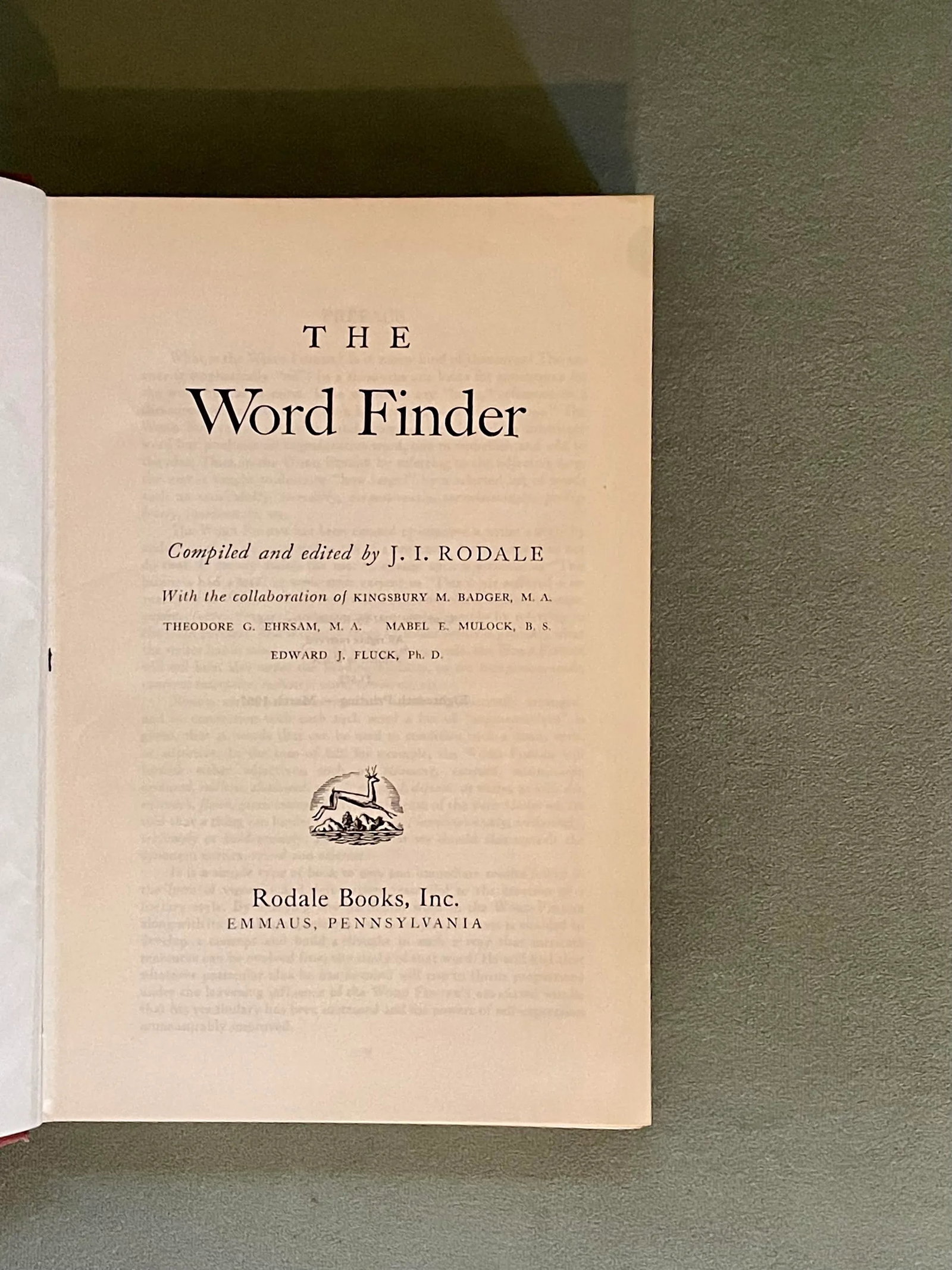 Vintage Vocabulary Book Set- The Word Finder & the Synonym Finder - 4