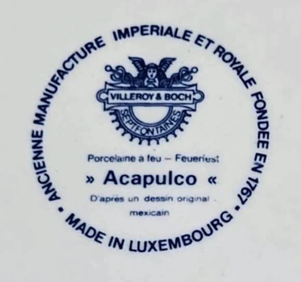 Vintage Villeroy & Boch "Acapulco" Bread Plate - 11
