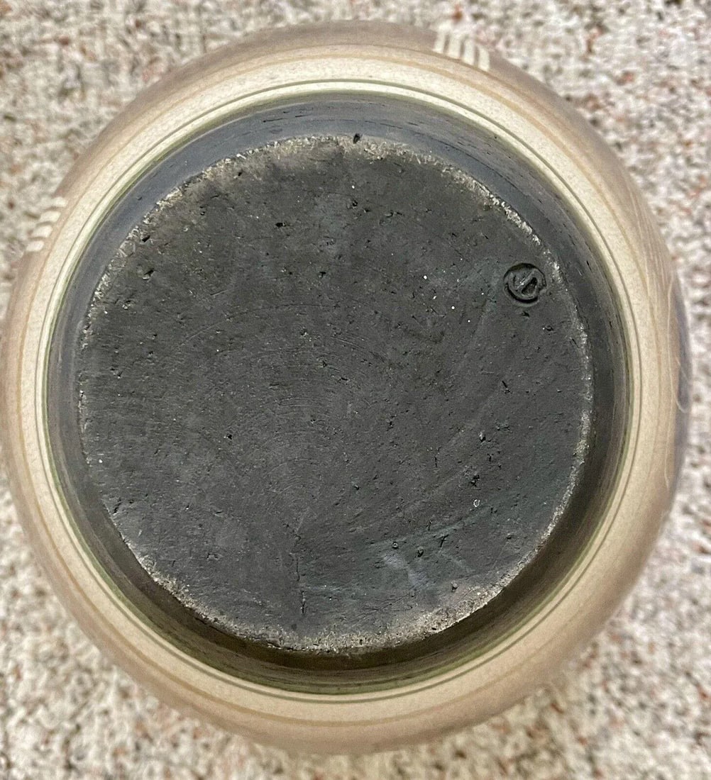 1980s Jamie Davis Studio Art Pottery Postmodern Raku Ceramic Vessel - 5