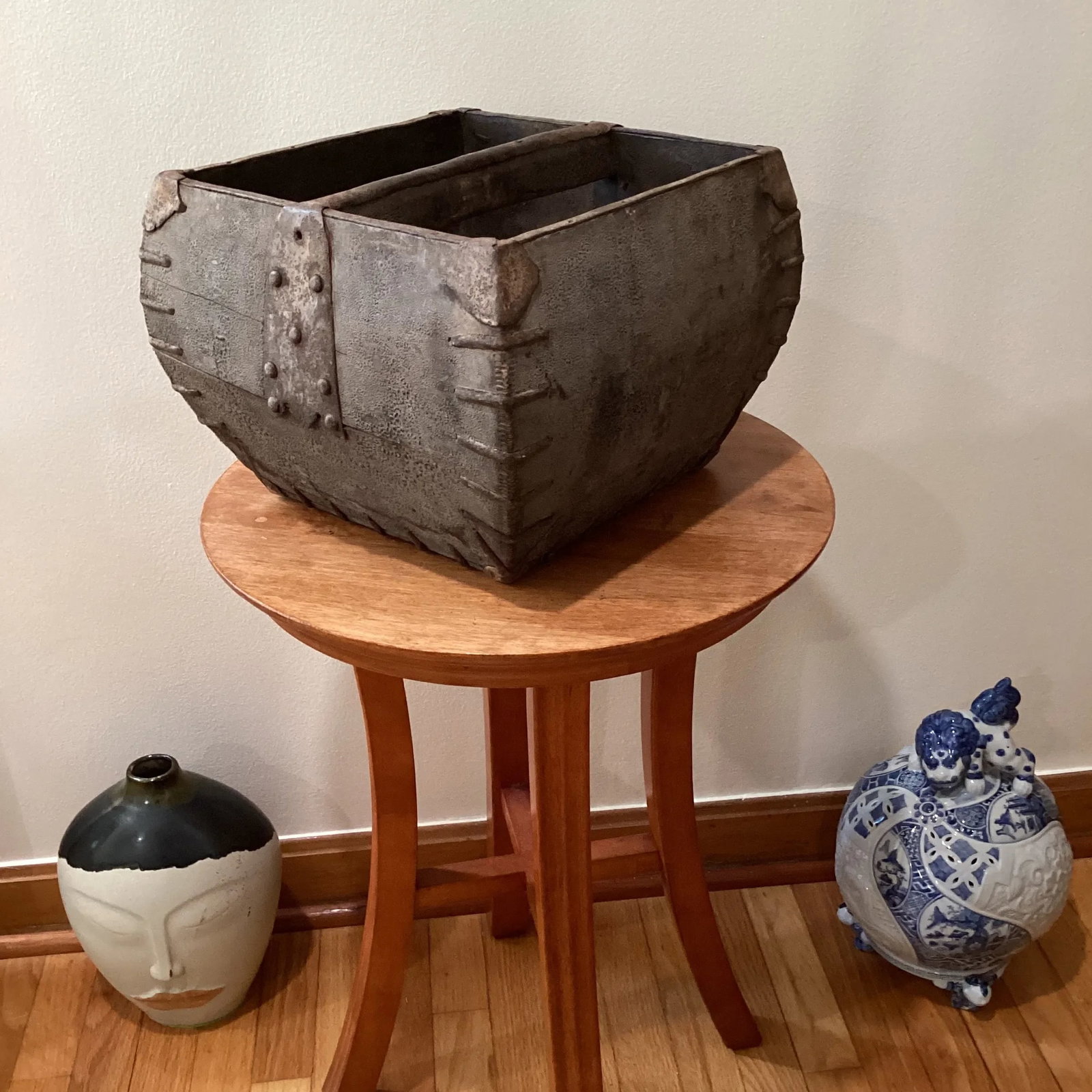 1900 Antique Provincial Chinese Rice Measure - 11