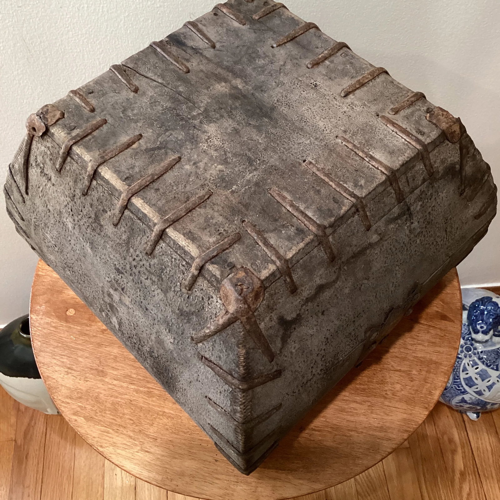 1900 Antique Provincial Chinese Rice Measure - 7