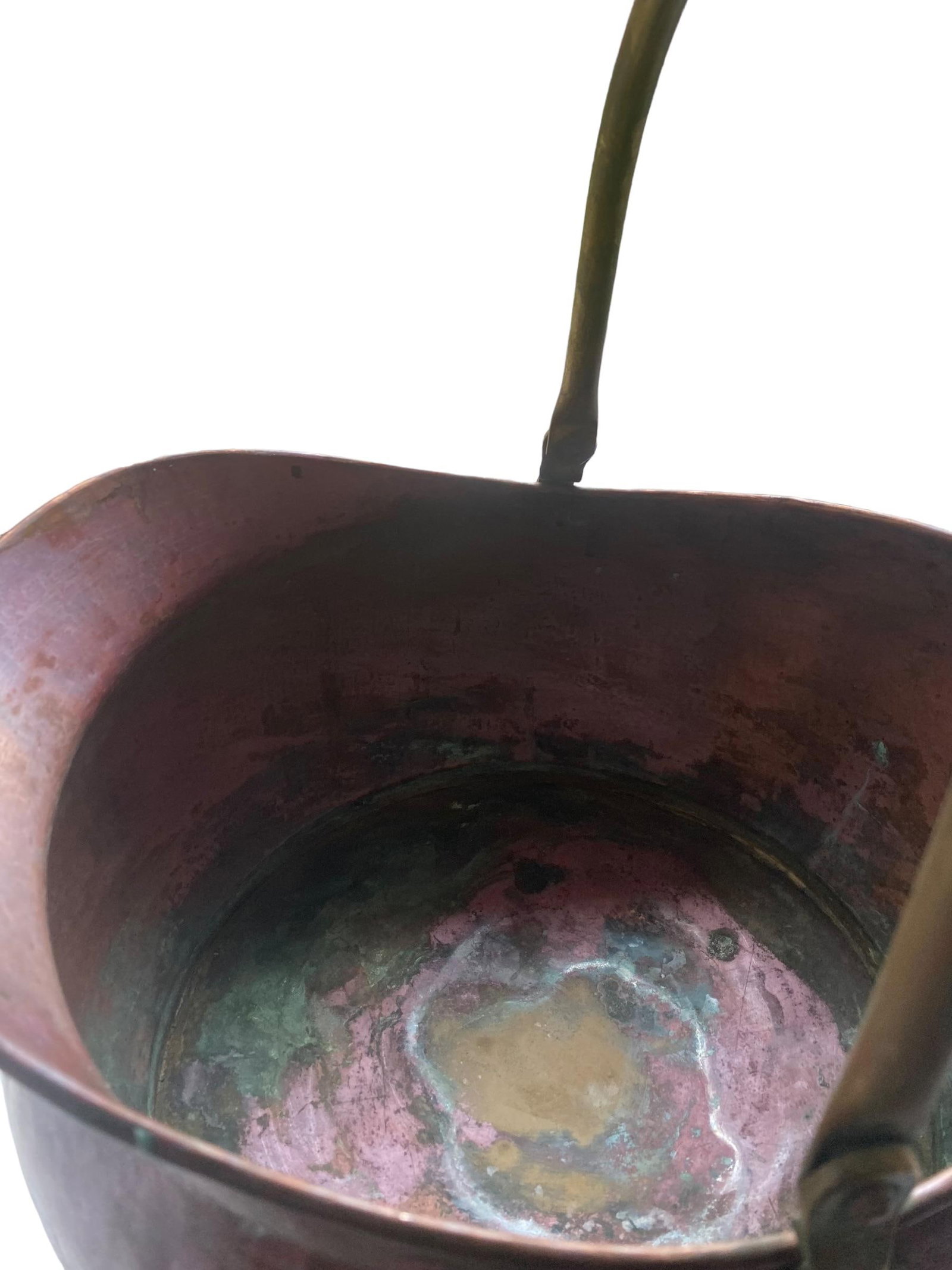 Large 19th Century Antique Copper Helmut Scuttle, Decorative Urn - 5