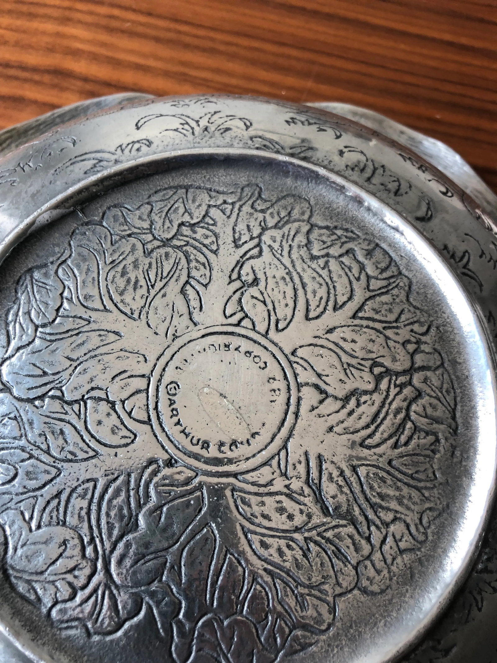 1980s Vintage Arthur Court Aluminum Bunny Rabbit Serving Bowl - 9