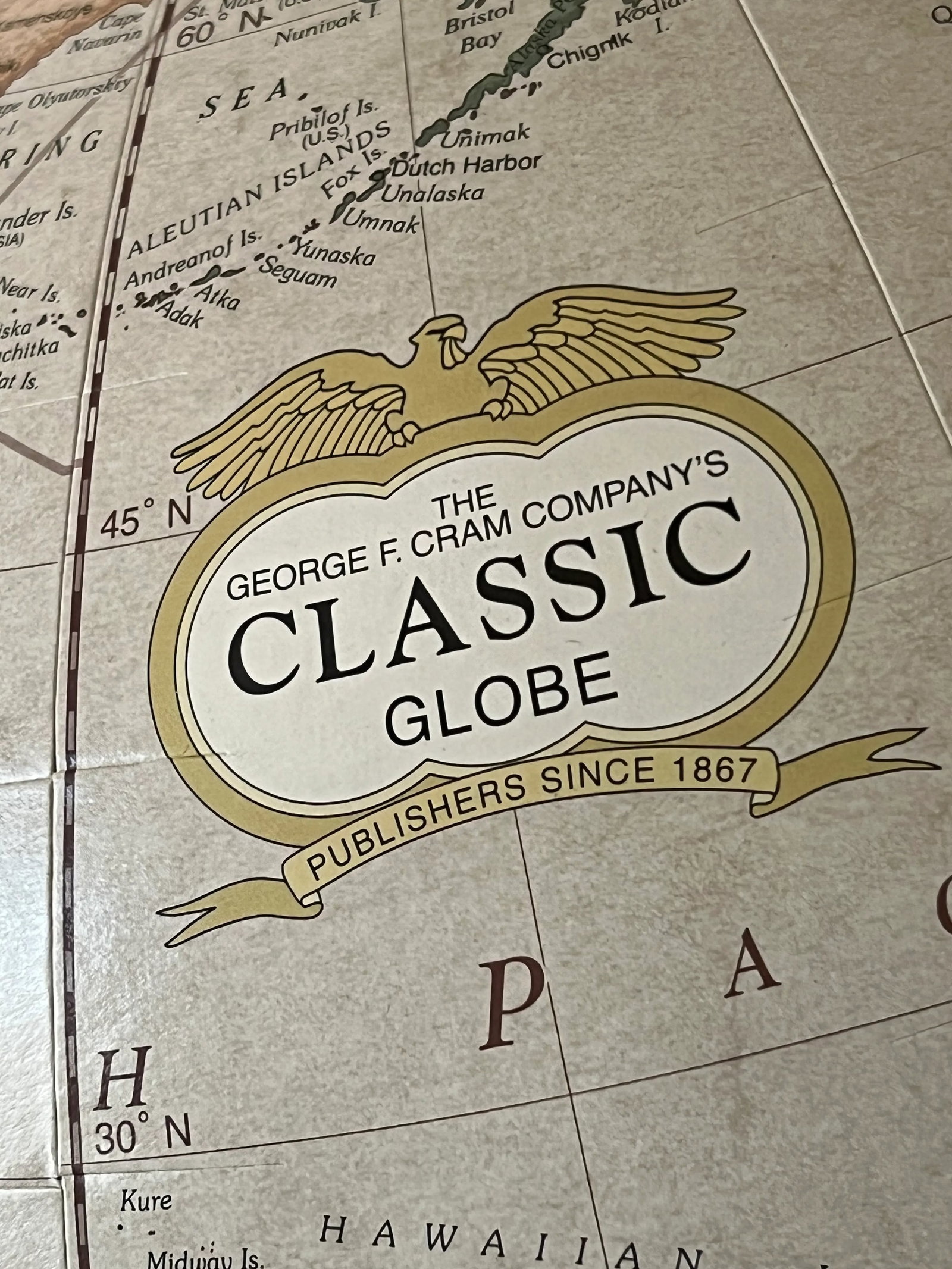 1960sGeorge F. Cram Classic Style Globe - 9