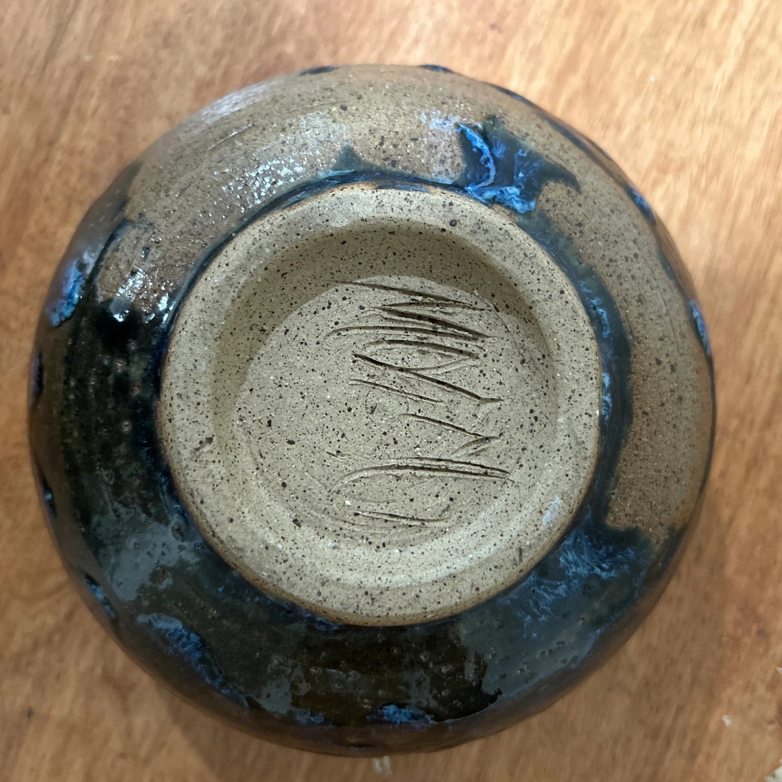 Vintage Chawan Japanese Tea Ceremony Bowls Stoneware Raku Glaze, Signed- Set of 2 - 10