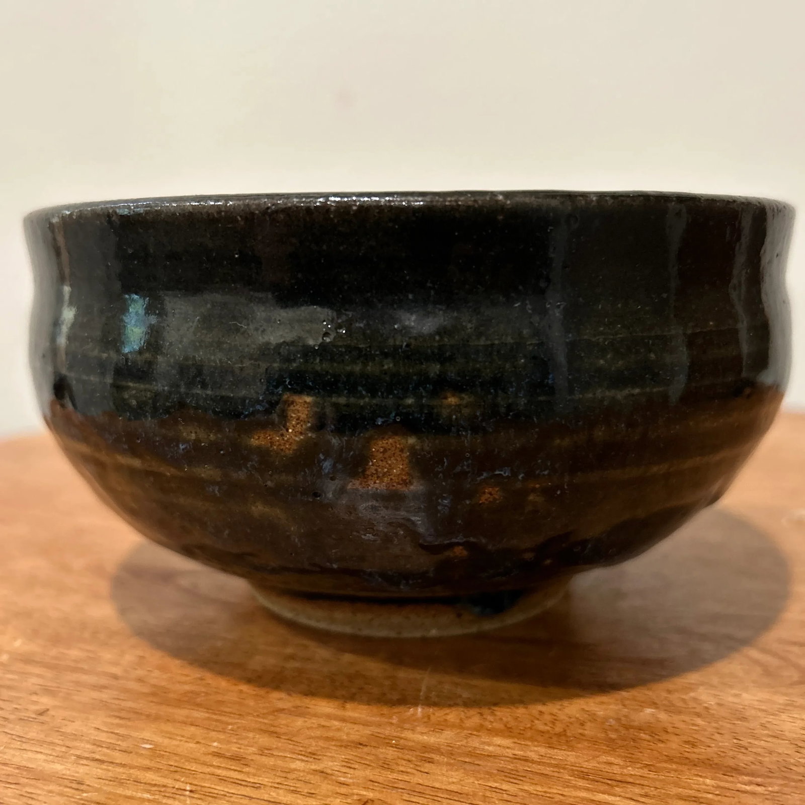 Vintage Chawan Japanese Tea Ceremony Bowls Stoneware Raku Glaze, Signed- Set of 2 - 8