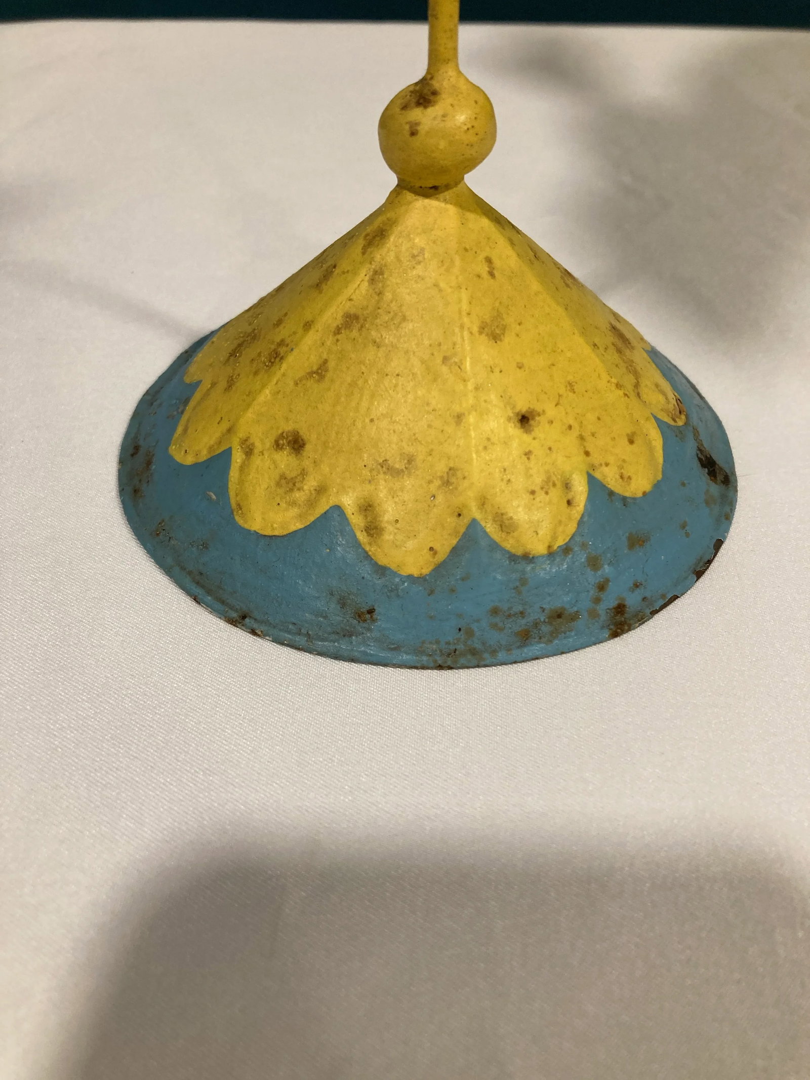 Mid 20th Century Rustic Tin Hand Painted Bird Decor - 12