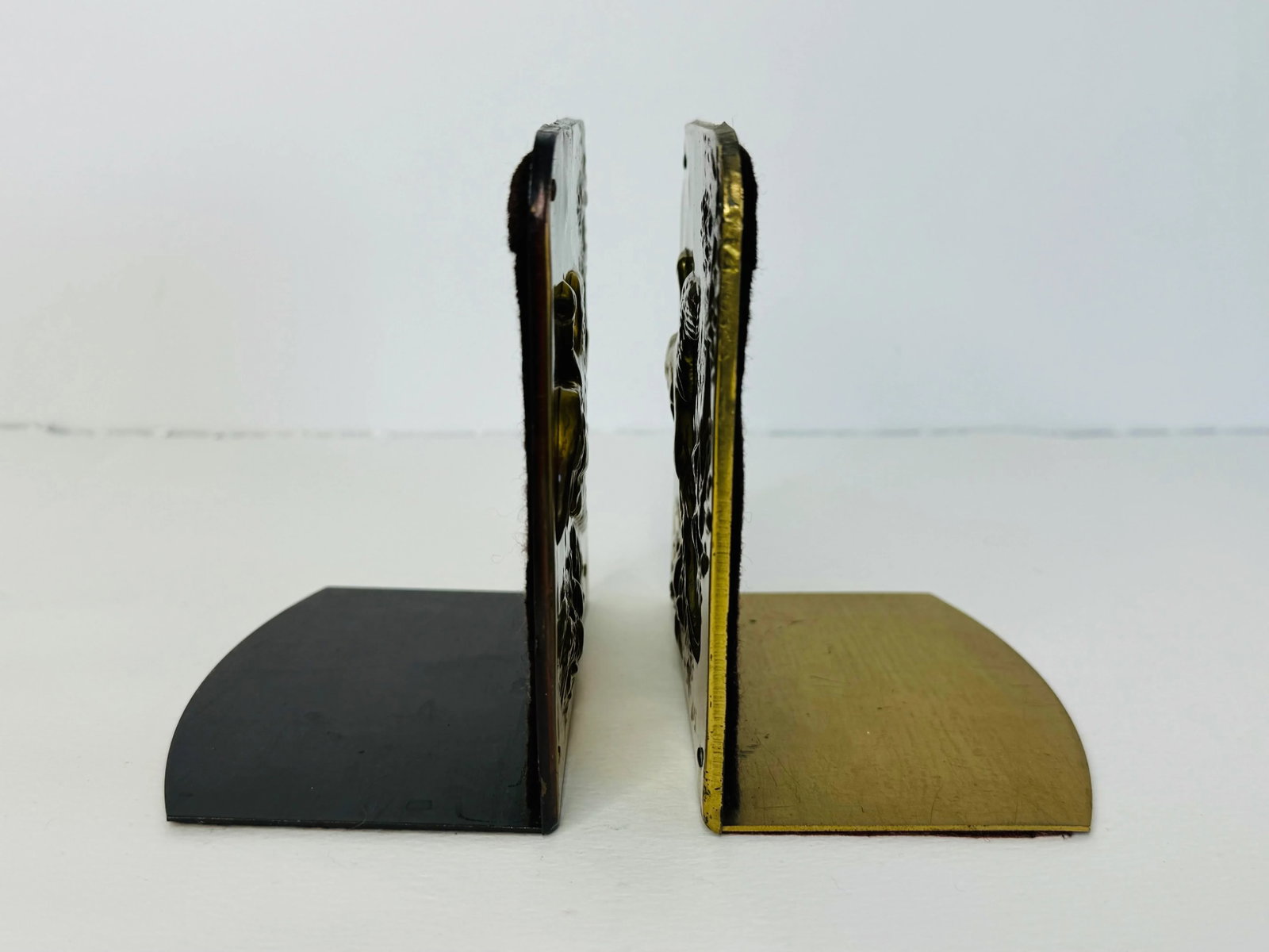 Vintage 1950s Brass Duck Bookends, a Pair - 7
