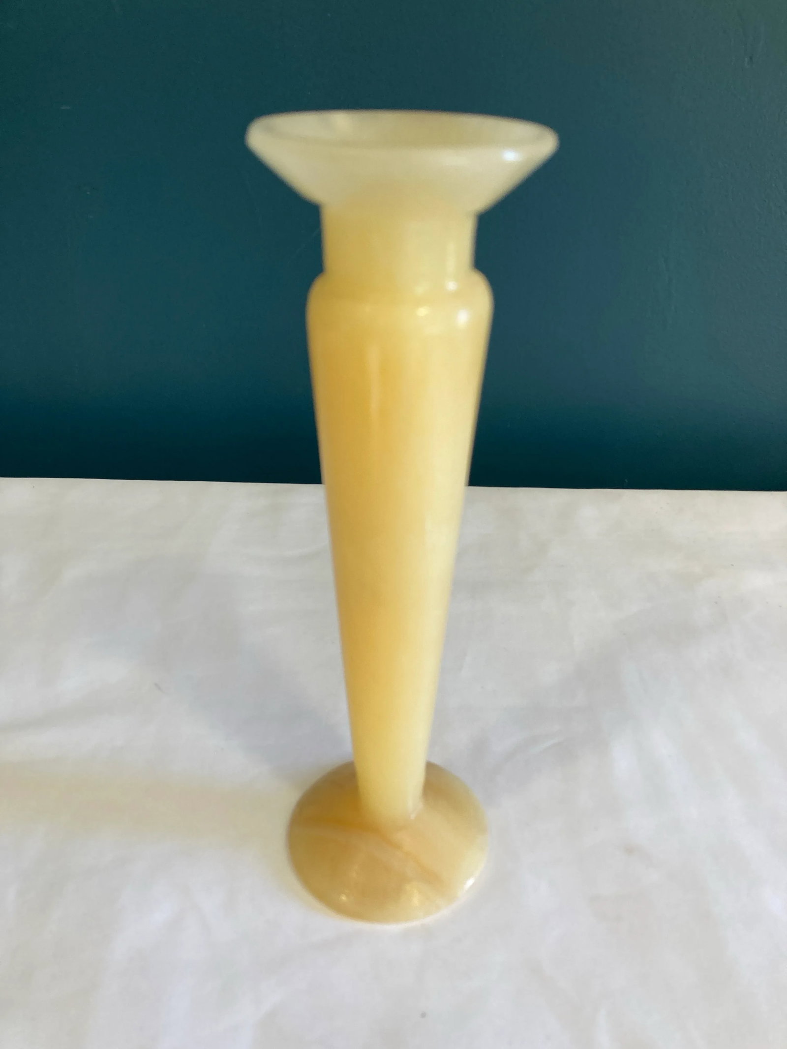 Italian Carved Alabaster Bud Vase - 3