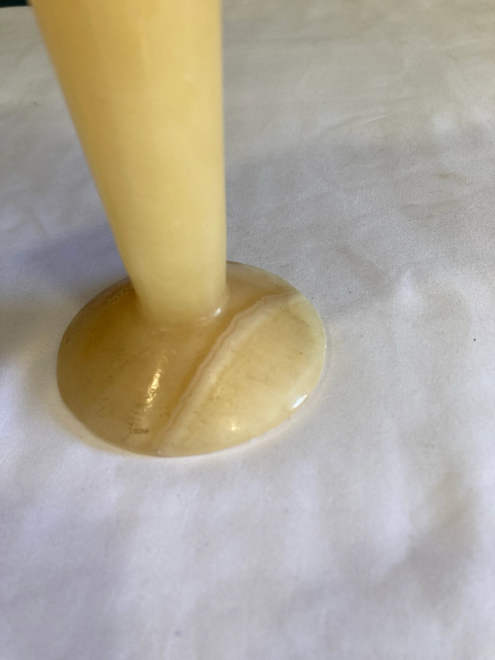 Italian Carved Alabaster Bud Vase - 5