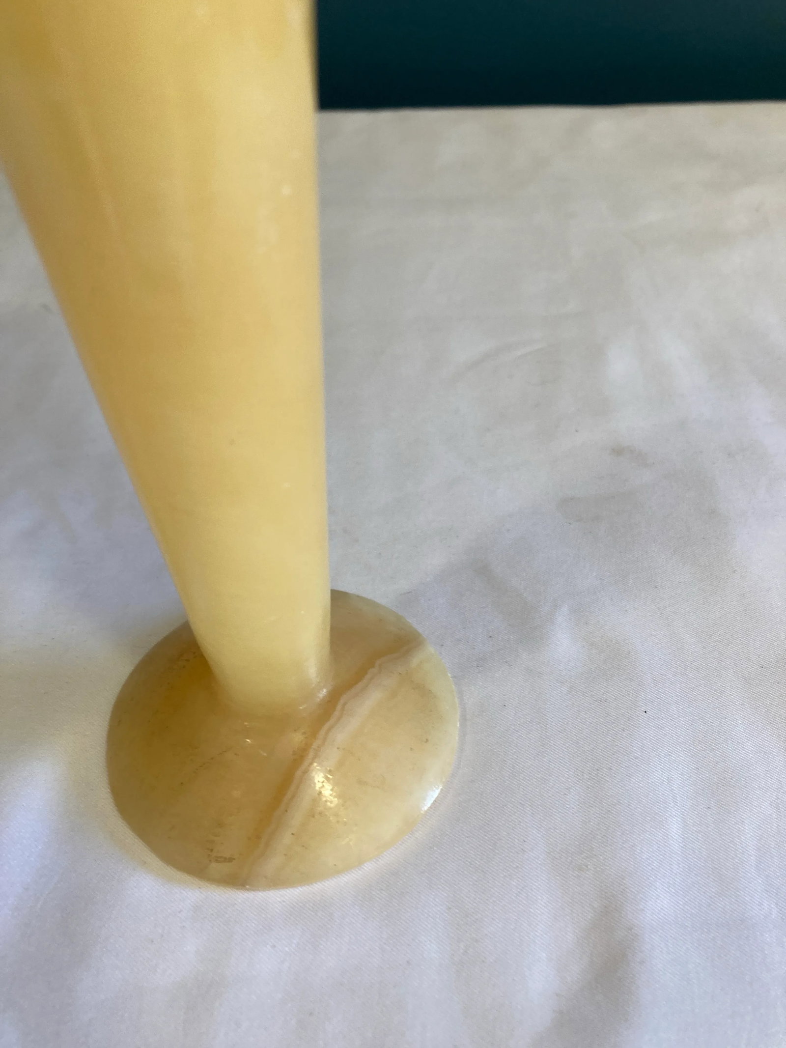 Italian Carved Alabaster Bud Vase - 6