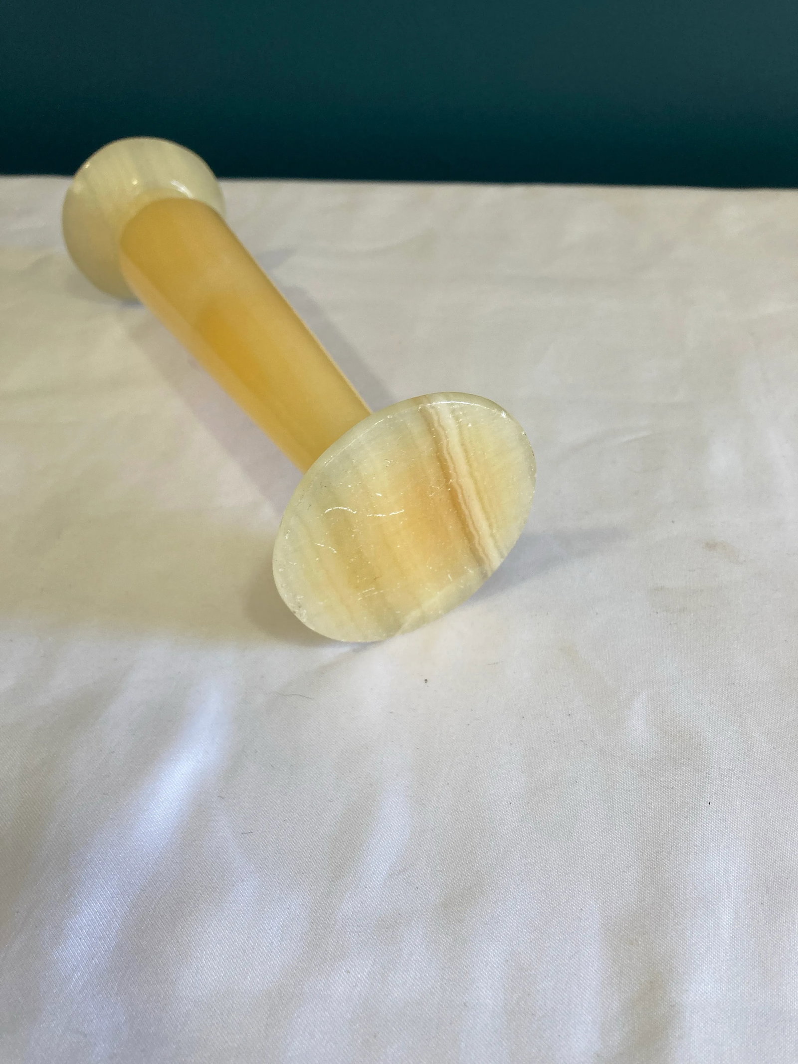 Italian Carved Alabaster Bud Vase - 7