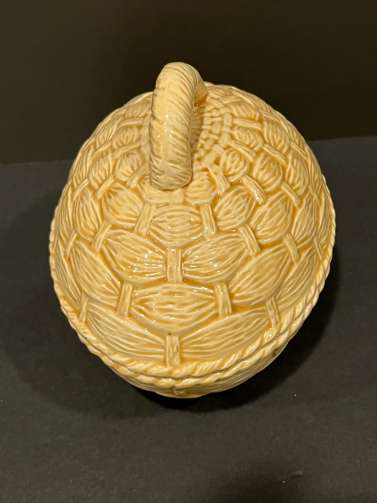 Vintage Egg-Shaped Covered Dish - 4