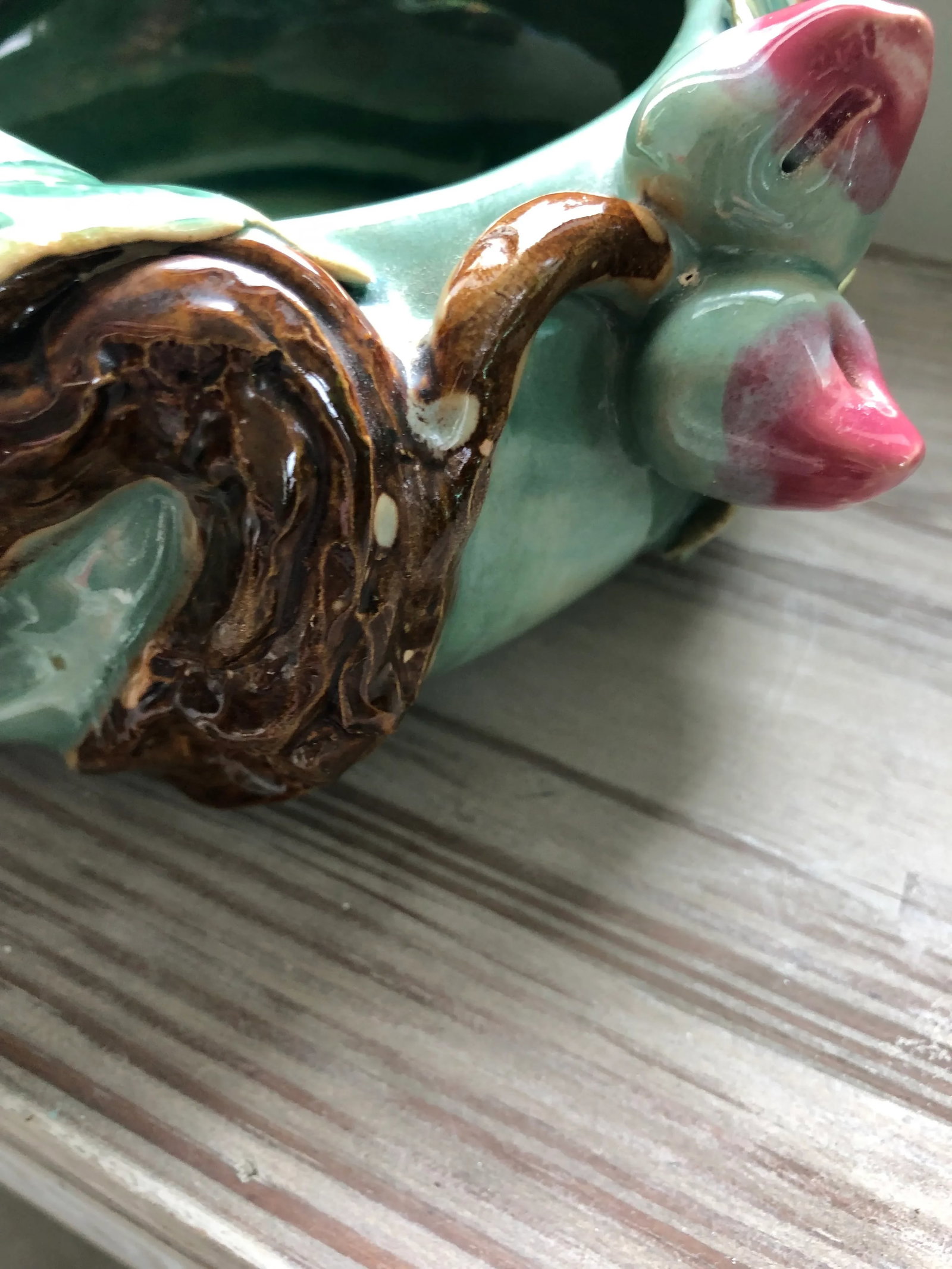 Vintage Chinese Peach Offering Bowl - 12