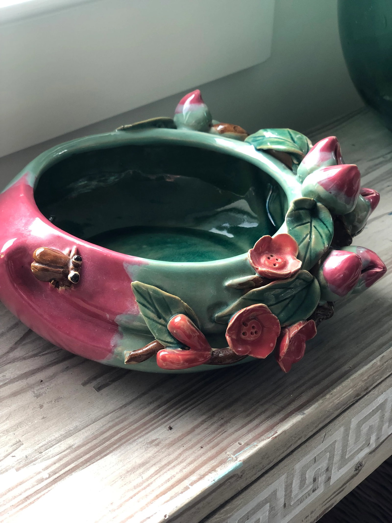 Vintage Chinese Peach Offering Bowl - 8