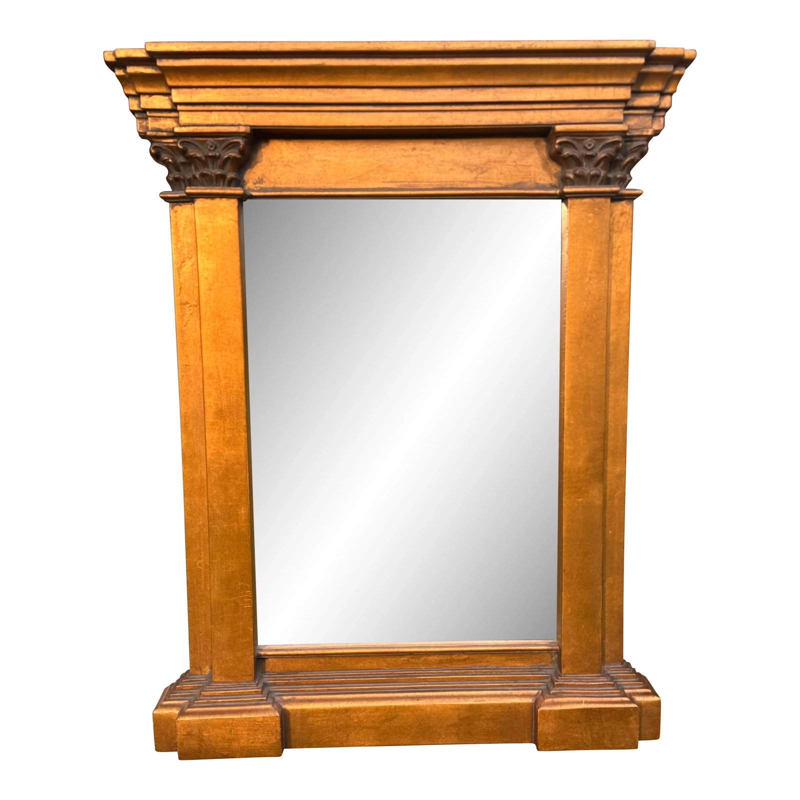 Neoclassical Gilded Gold Mirror - 4