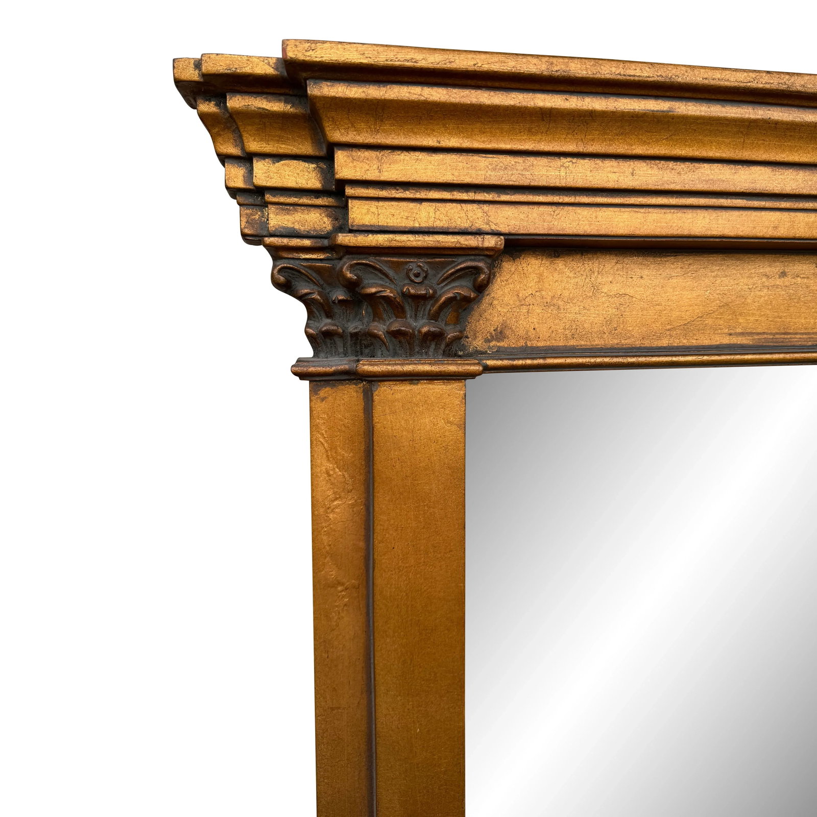 Neoclassical Gilded Gold Mirror - 5