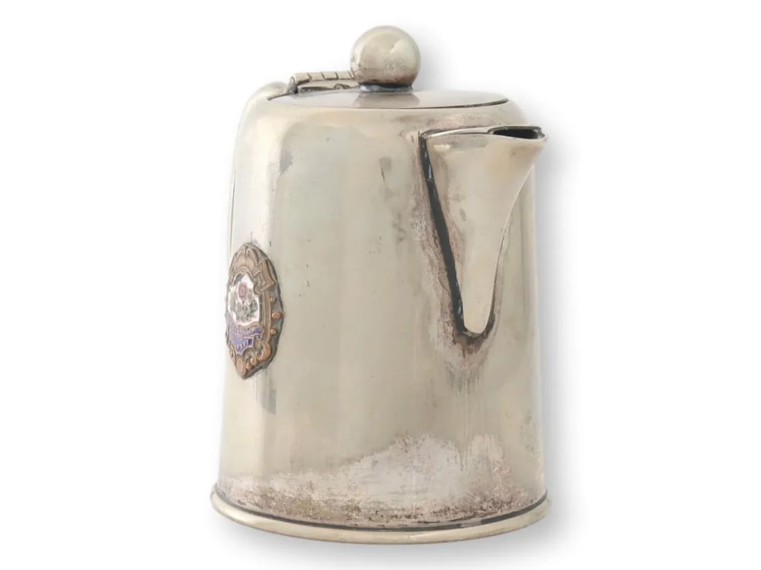 Early 1900s English Masonic Lodge Hot Water Pot - 6
