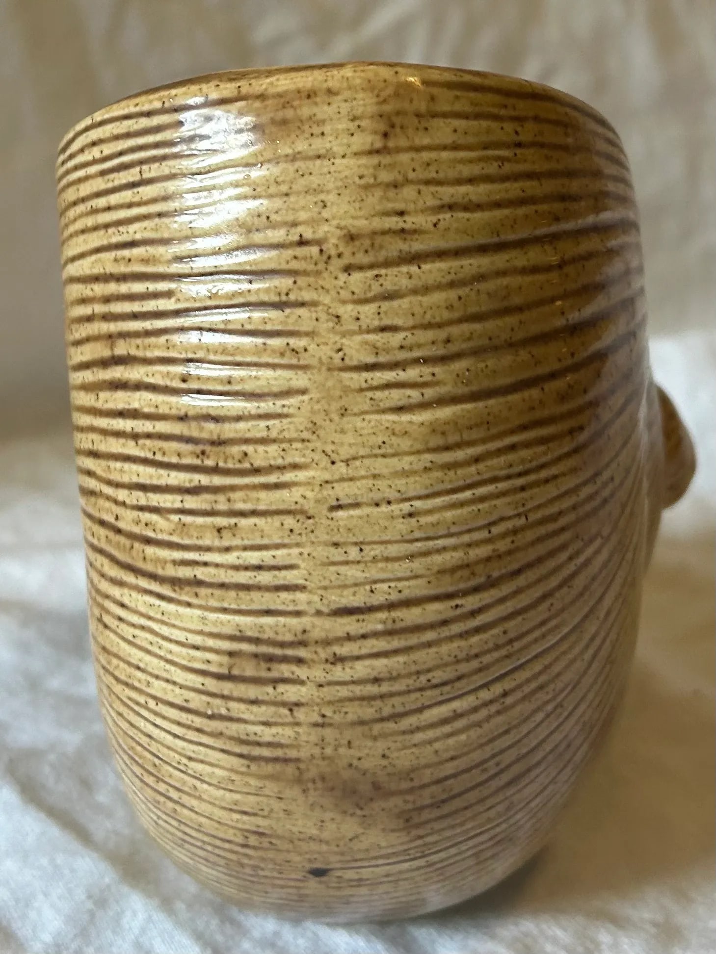 California Coastal Chic Ceramic Seashell Planter, Signed by the Artist - 4