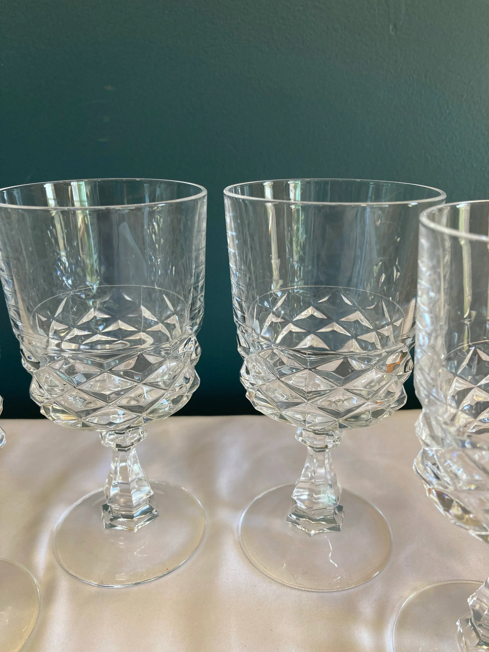 Vintage Cristal D 'Arques Cordial Glasses- Set of 4 - 3