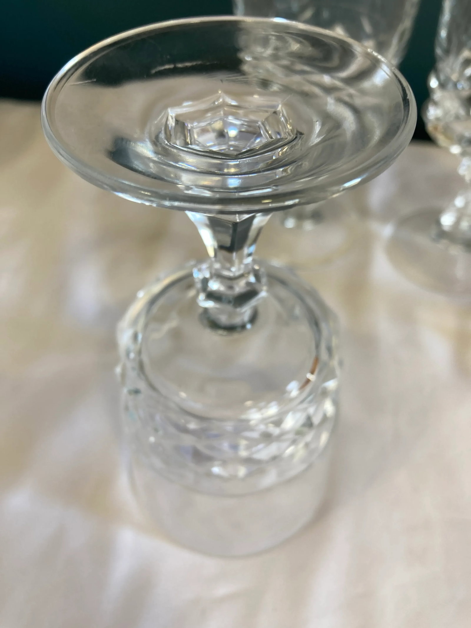 Vintage Cristal D 'Arques Cordial Glasses- Set of 4 - 7