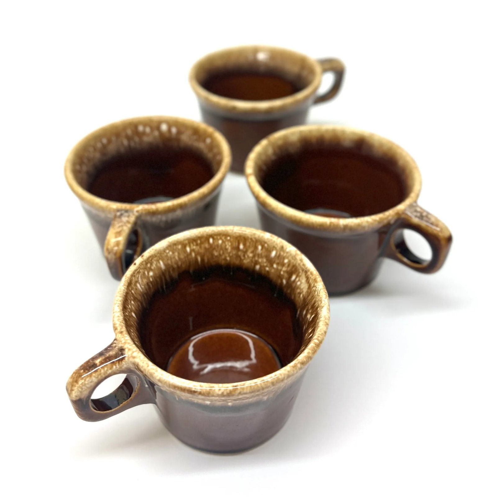 Mid 20th Century Crestone Earthenware Mugs by Hull Usa - Set of 4 - 4