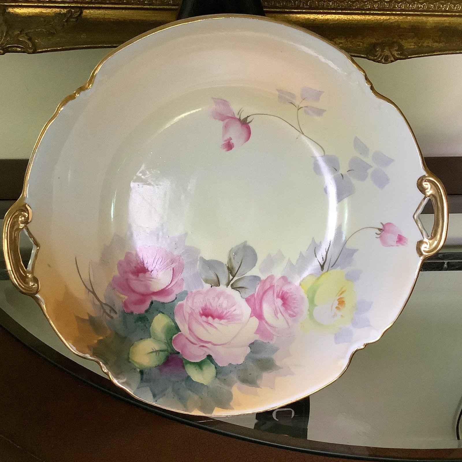 Hand Painted Nippon Centerpiece Bowl - 13