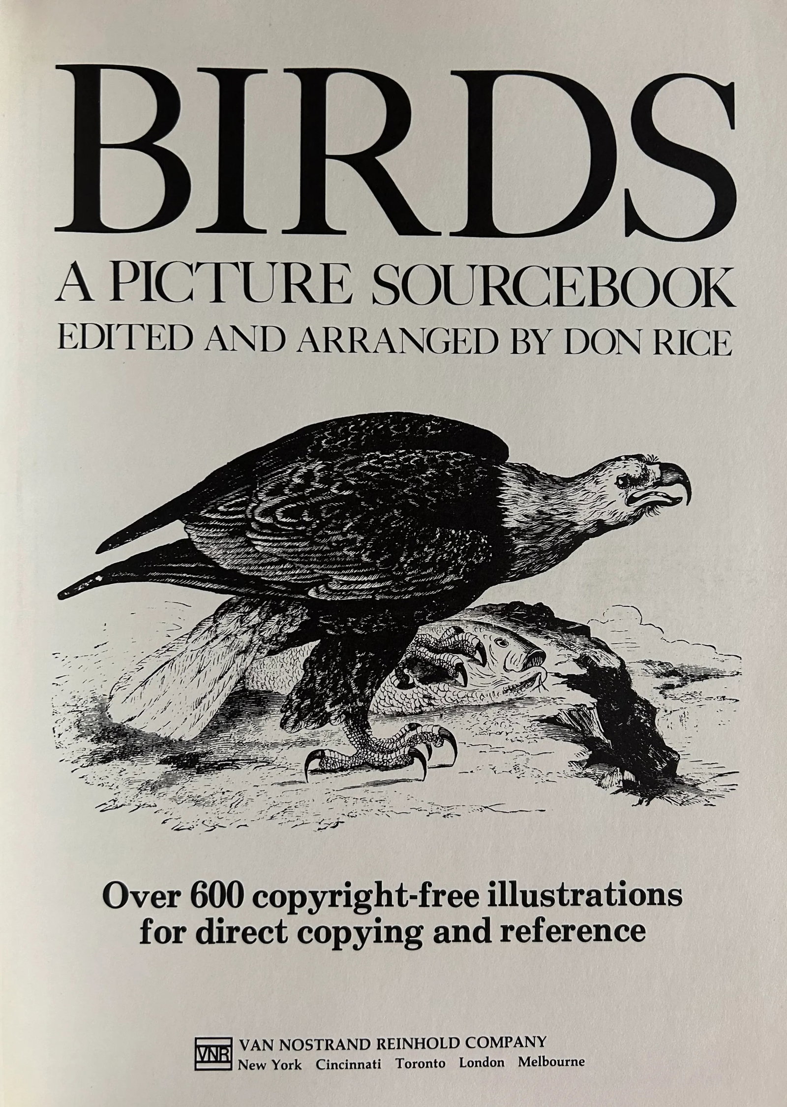 Animals and Birds Picture Sourcebooks, First Editions, Don Rice, 1979, Set of 2 - 8