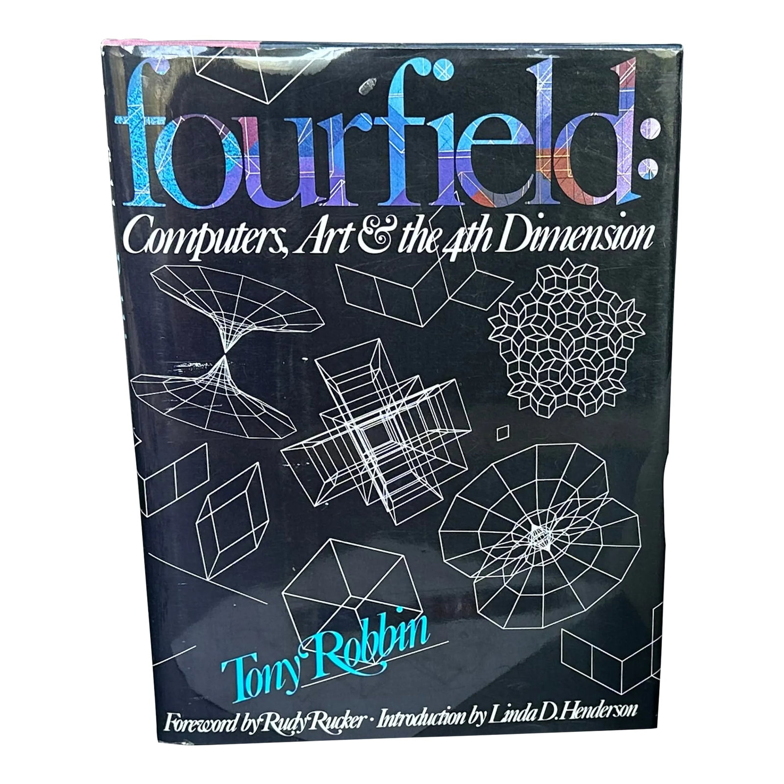 Op Art Book: Display this interesting Op Art book on your living room coffee table or on a tech office console. Written by the artist Tony Robbin, a pioneer in the art of computer visualization and four