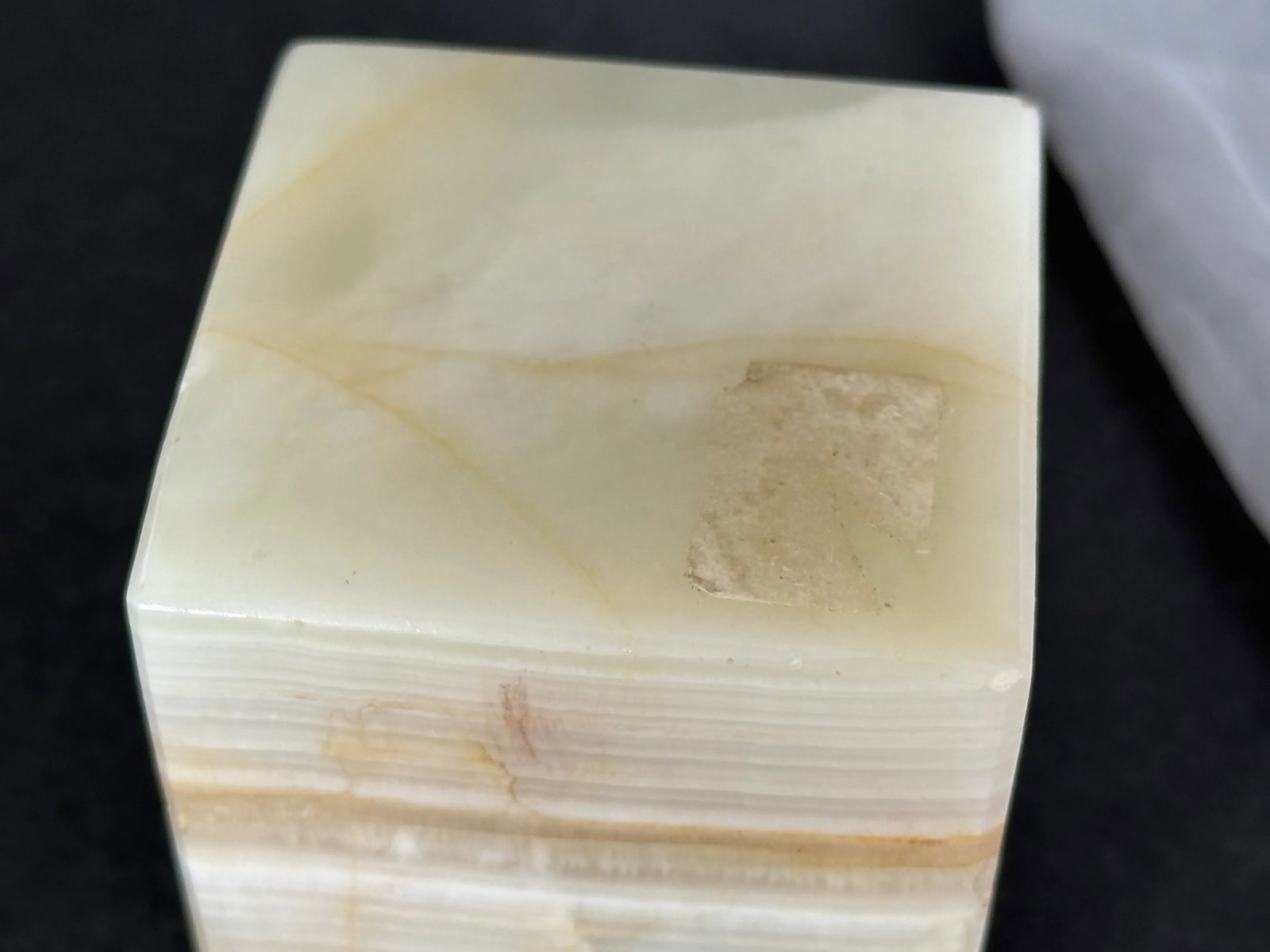Marble Geometric Cube Paperweight - 6