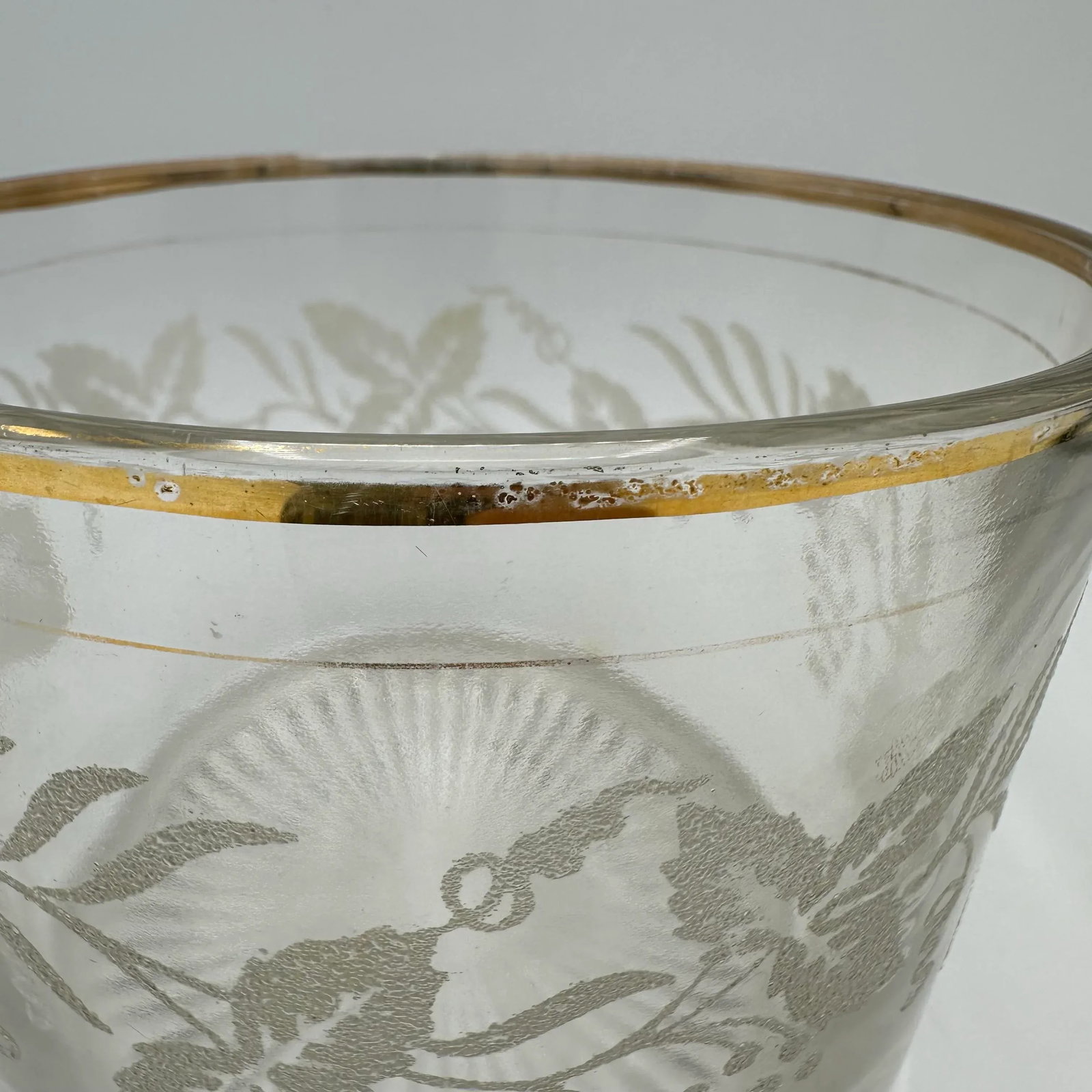 Vintage Bartlett Collins Ice Bucket Cut Base Straight Sides - 5