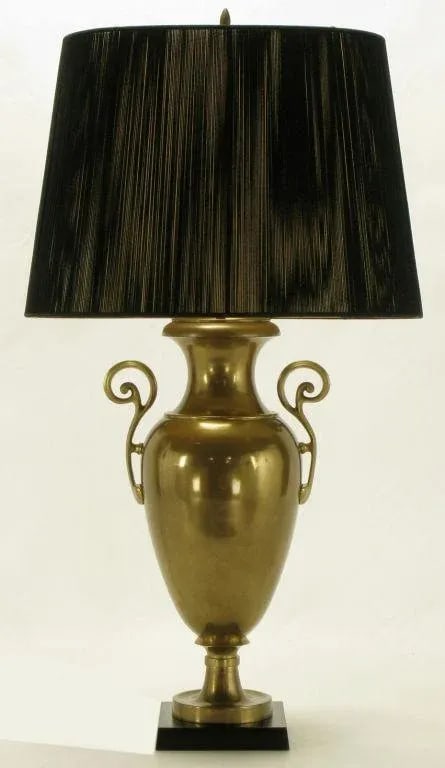 Circa 1972 Chapman Brass Urn Form Table Lamp. - 2