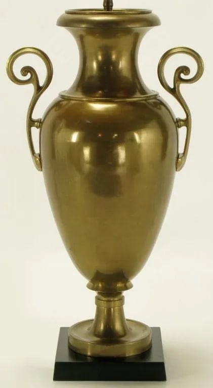 Circa 1972 Chapman Brass Urn Form Table Lamp. - 4
