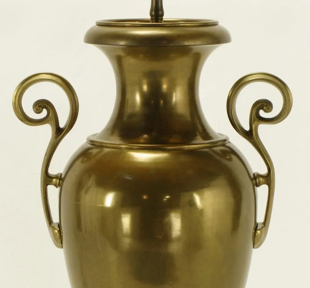 Circa 1972 Chapman Brass Urn Form Table Lamp. - 9