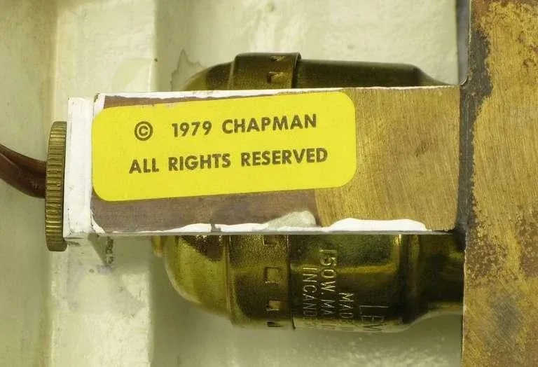 Chapman Lighting Brass Empire Style Wall Mounted Torchiere - 7