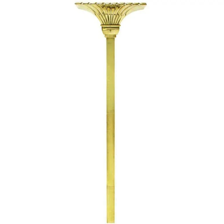 Chapman Lighting Brass Empire Style Wall Mounted Torchiere - 8