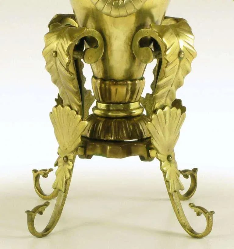 Moroccan Pierced and Ornamented Brass Coal Burning Stove - 4