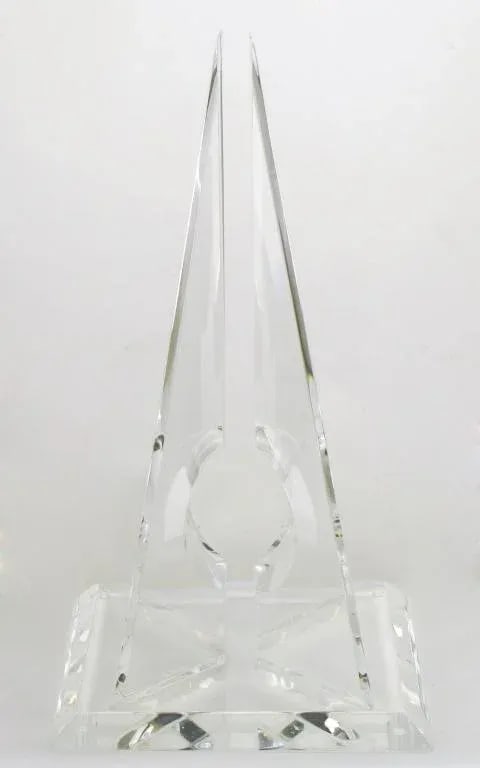 Hivo Van Teal Pyramidal Acrylic Sculpture - 2