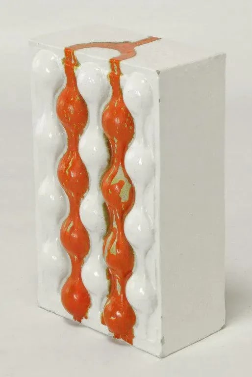 William A. Hoffman (1920-2011) Bi-Color Crate Ceramic Sculpture - 2