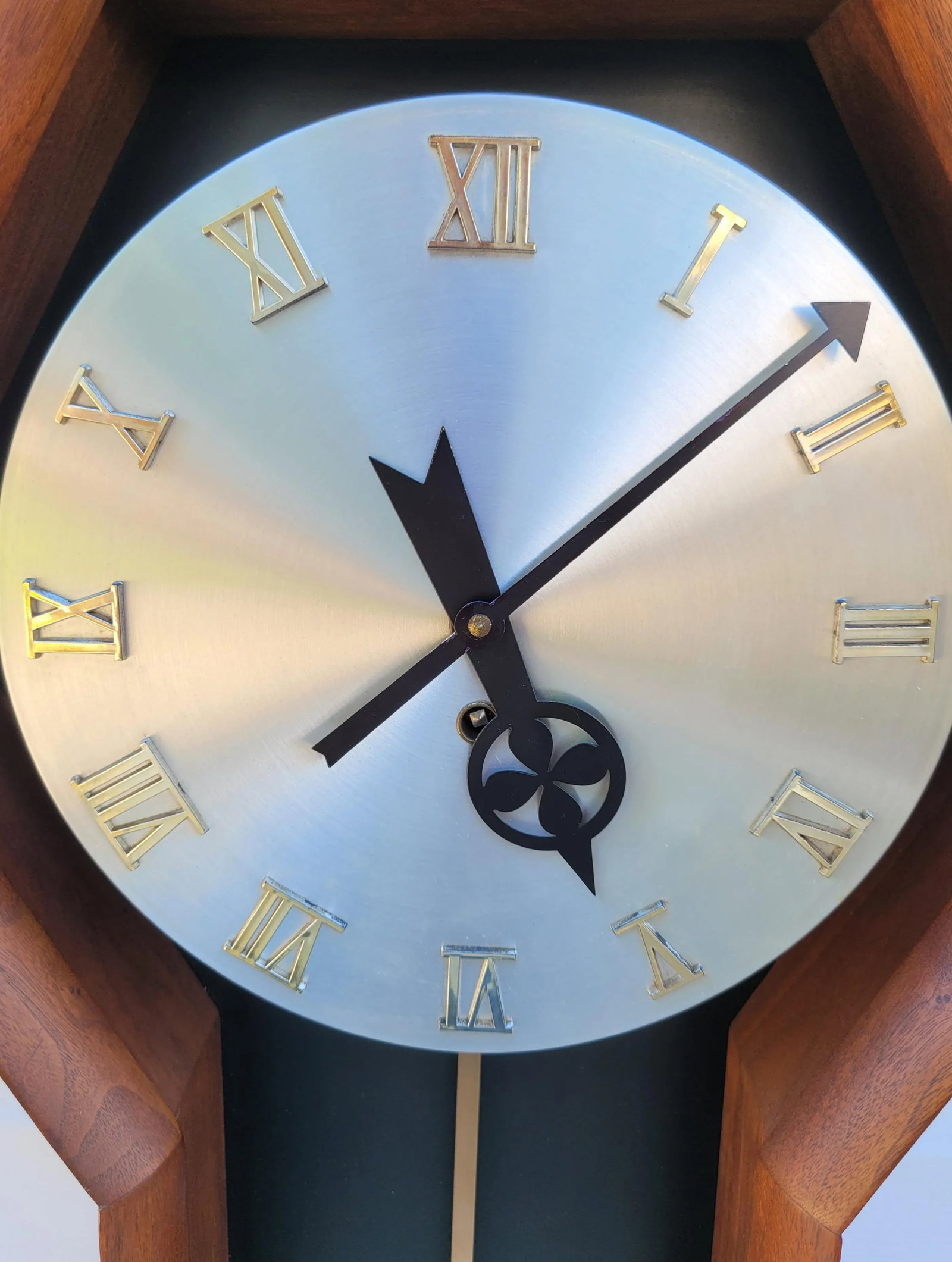 1960s Mid Century Howard Miller Arthur Umanoff Wall Clock - 5