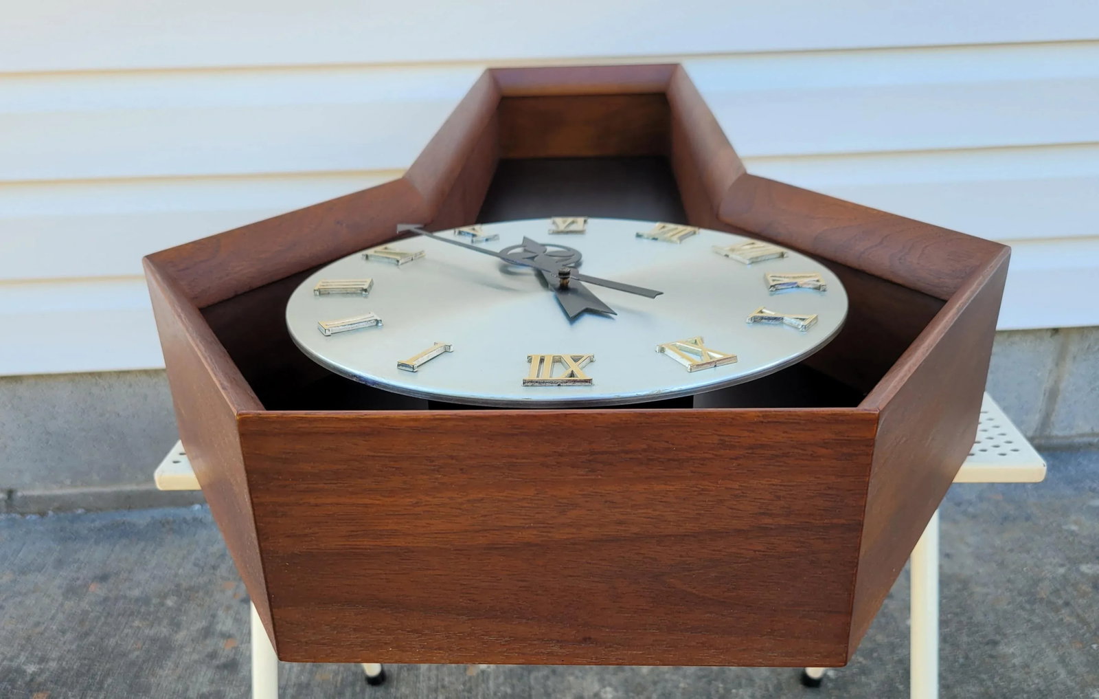 1960s Mid Century Howard Miller Arthur Umanoff Wall Clock - 7