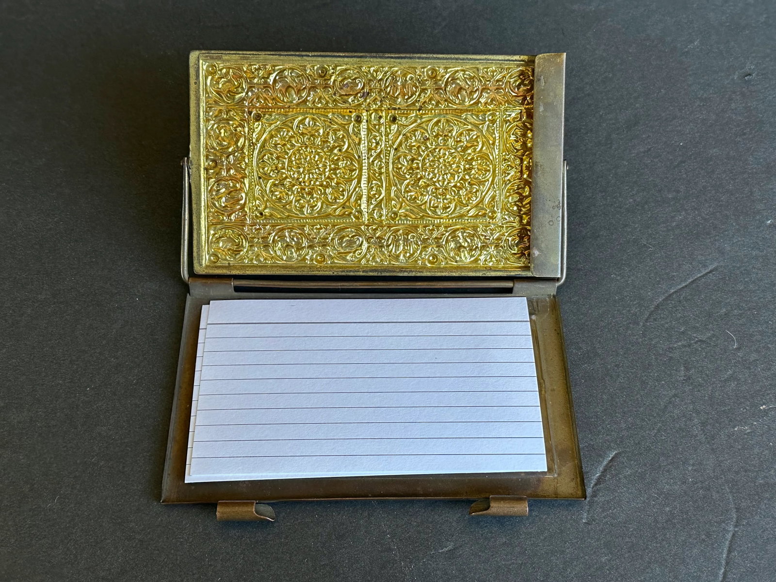 Antique Weimar Germany Bronze Box Notebook Case - 11