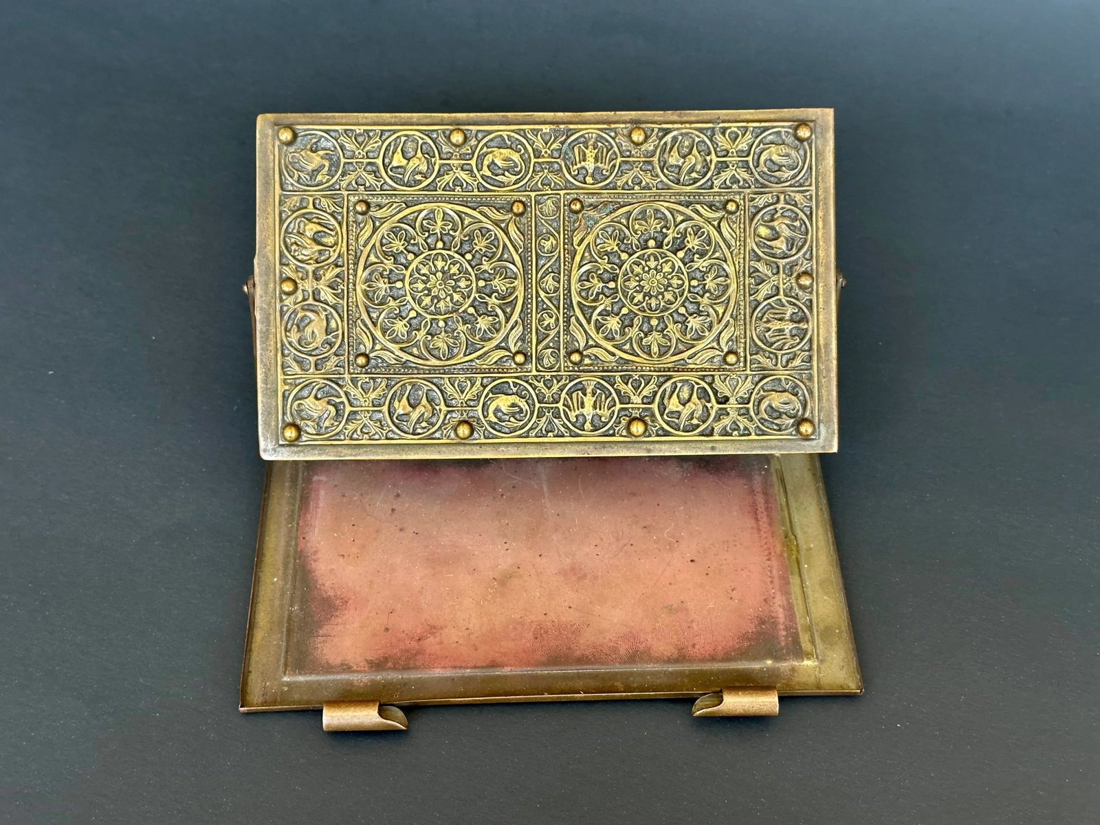 Antique Weimar Germany Bronze Box Notebook Case - 3