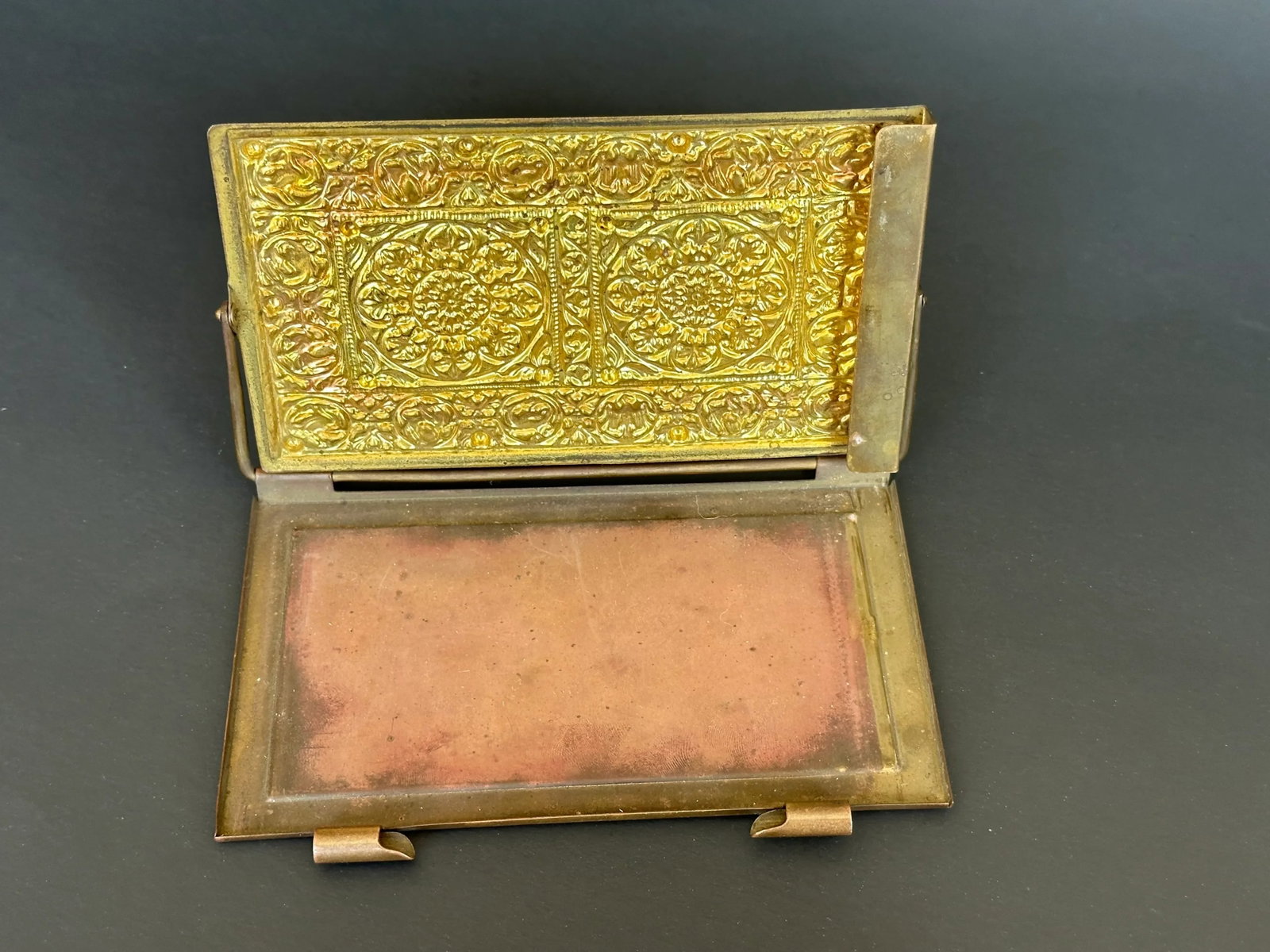 Antique Weimar Germany Bronze Box Notebook Case - 4