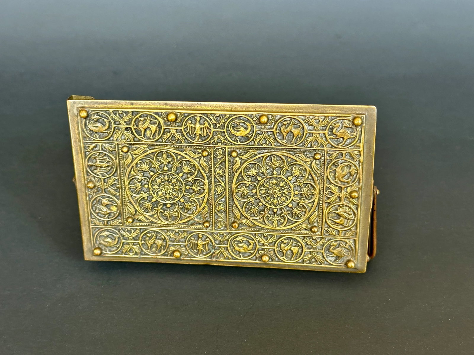 Antique Weimar Germany Bronze Box Notebook Case - 6