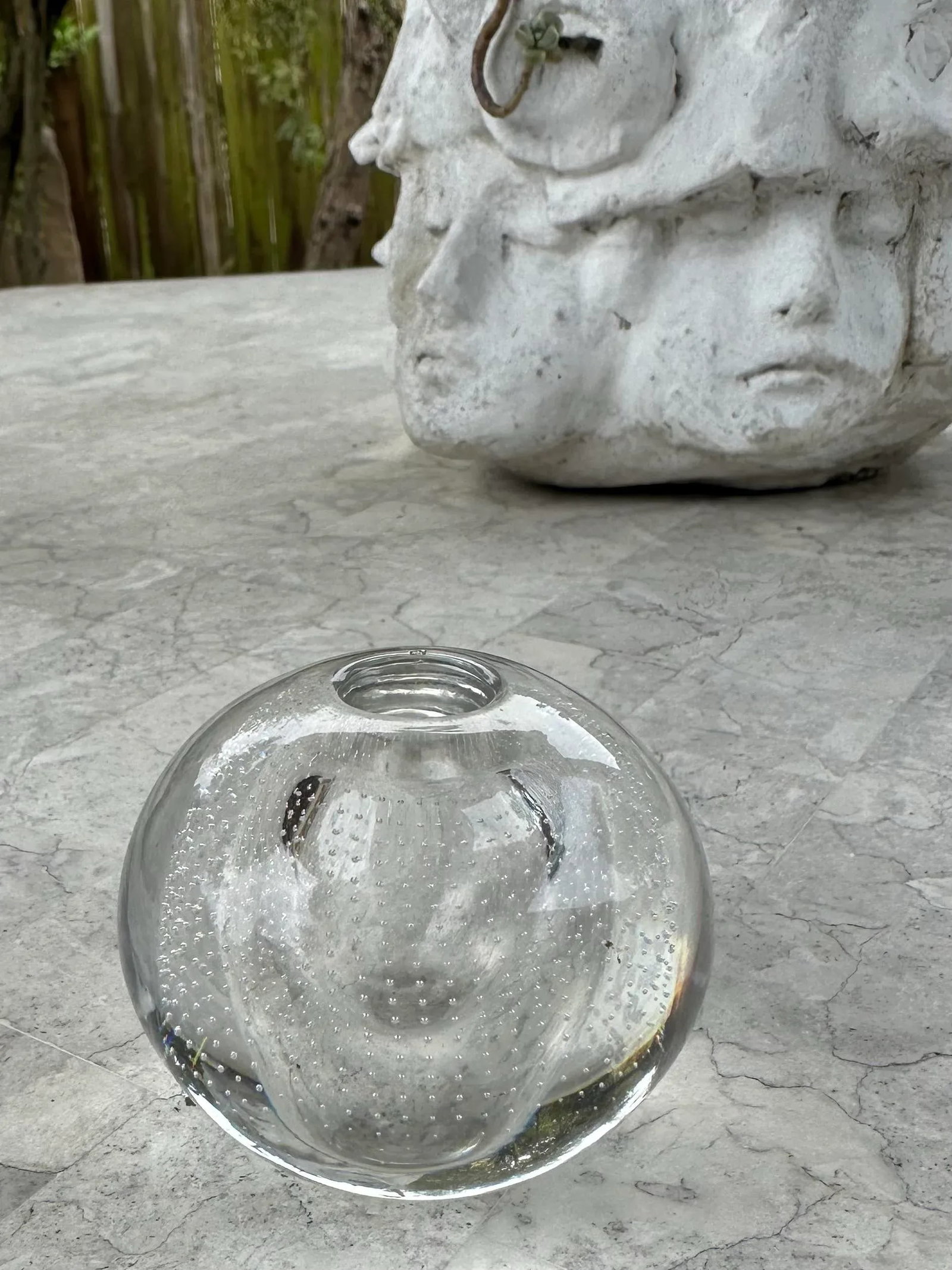 A.d. Copier for Leerdam Clear Glass Spijkervaas Vase With Control Bubbles G9354 - 5