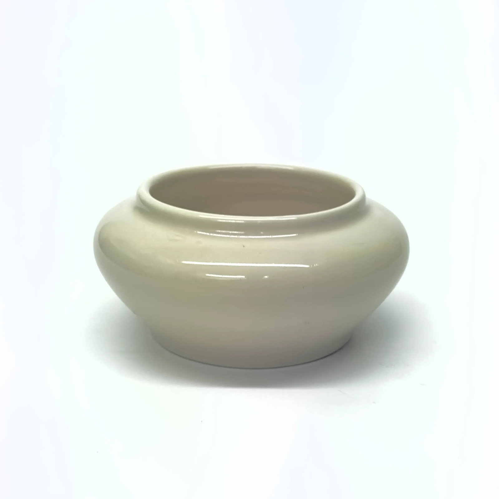 Vintage Mid Century Modern Bone and Beige Planters - Group of 5 - 8