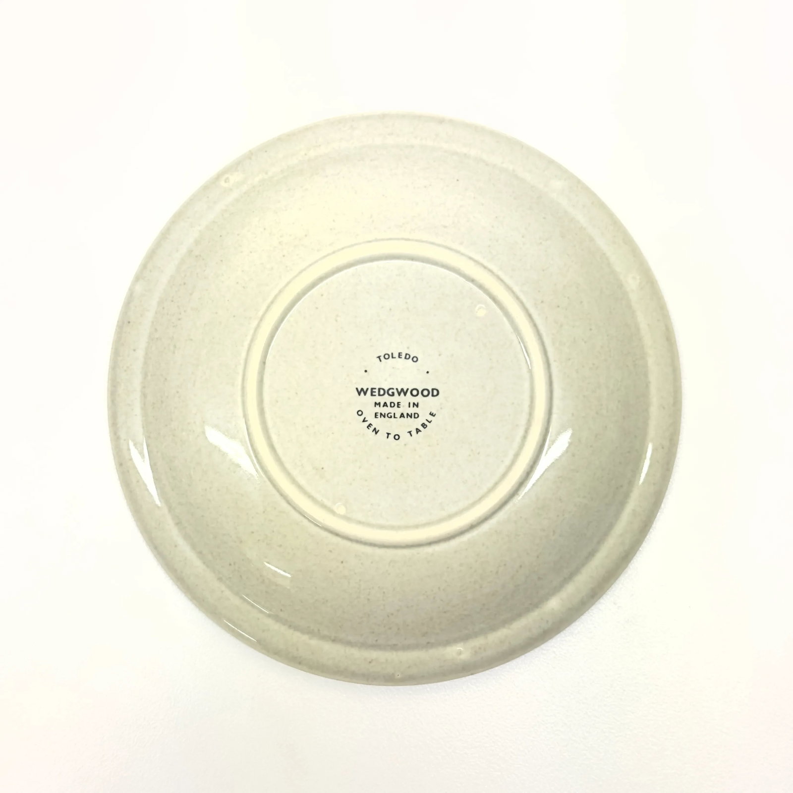 Mid 20th Century Chunky Graphic Blue & White Toledo Design Side Plates by Wedgwood - Set of 4 - 6