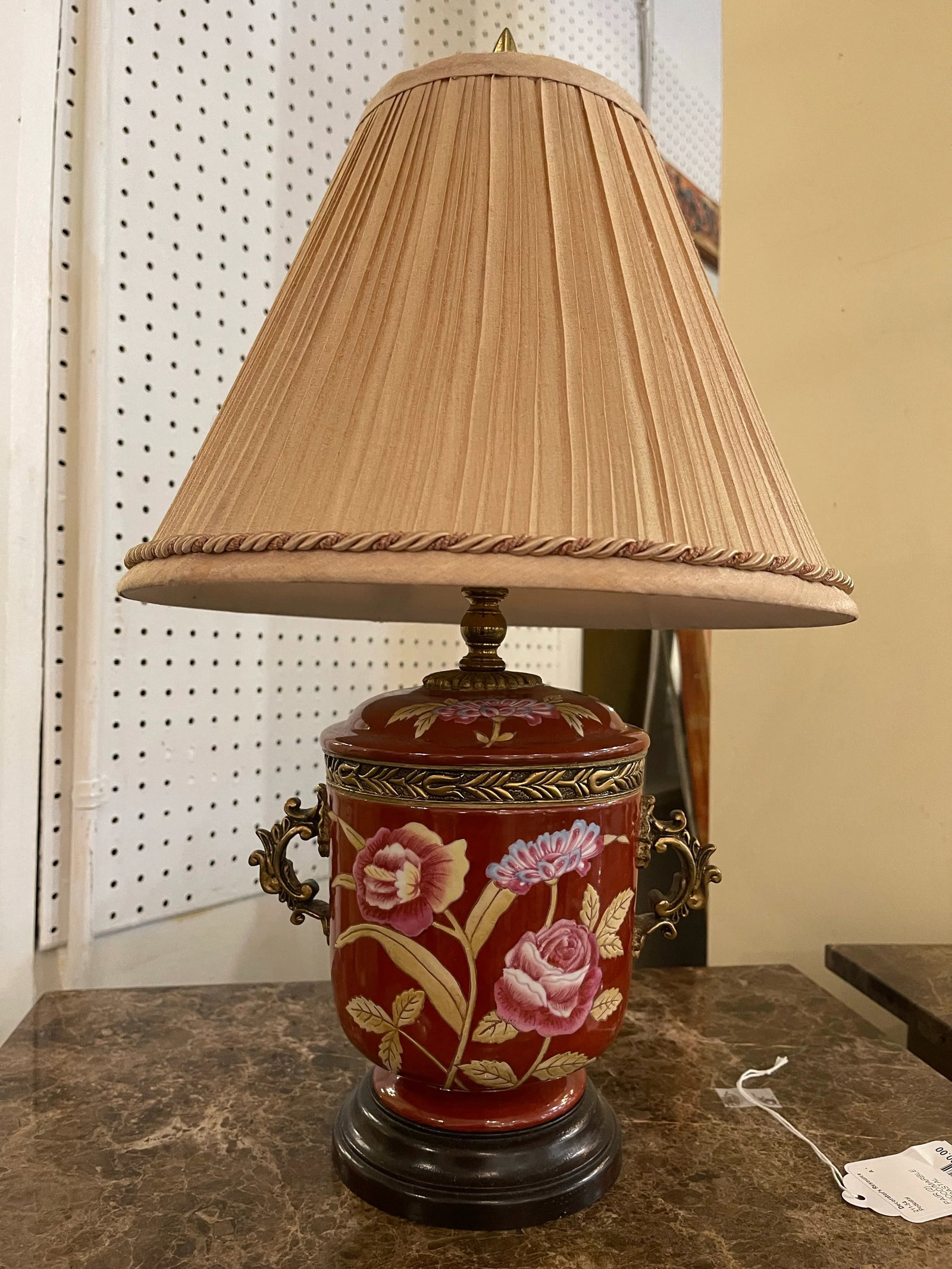 Vintage Floral Table Lamp - 2