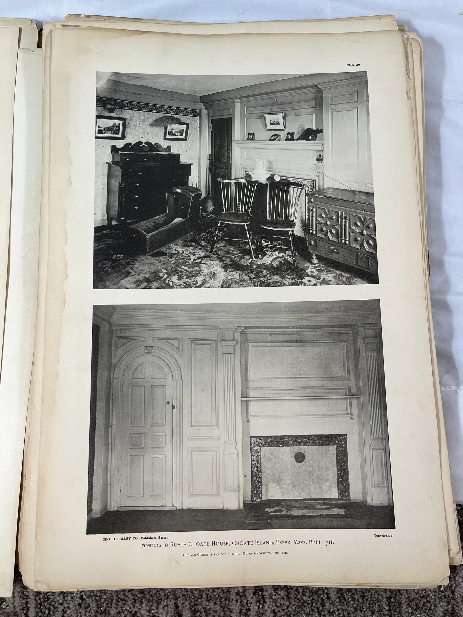 1914 The Architecture Interiors and Furniture of the American Colonies During the 18th Century Book - 11